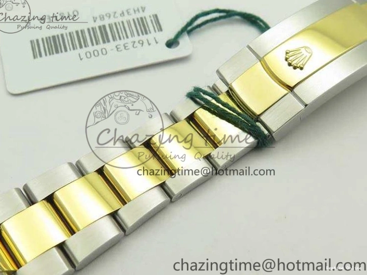 0404 Reliable Datejust 116234 36mm DJF 1:1 Best Edition Black Com Diam Dial On SS YG Oyster Bracelet SA3135 V 3487